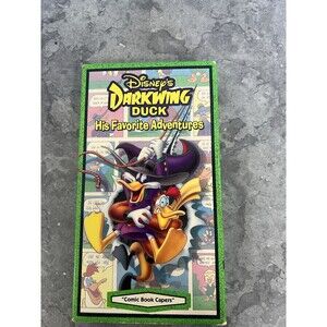 Disney's Darkwing Duck His Favorite Adventures Comic Book Capers VHS Walt Disney